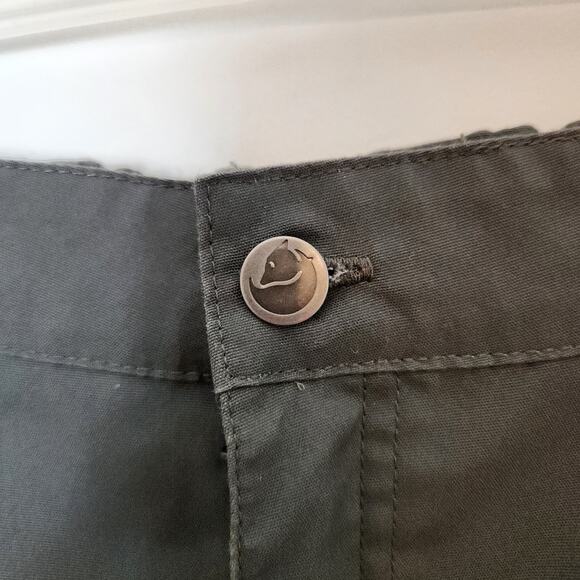 FjallRaven Pants Sz 38 X 34 Long Mens Vardag Trousers Outdoor Hiking Gray Logo - Picture 3 of 13